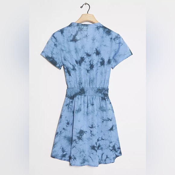 Anthropologie Cloth & Stone Liv Tie-Front Mini Dress - size XS - Picture 8 of 8